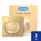 Durex Real Feel - latexmentes óvszer (3db) - Bio és natúr intim termékek