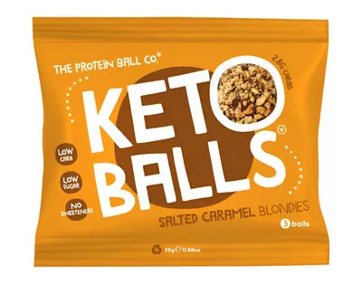 Keto Balls Sós karamellás nasi golyók 25 g - 