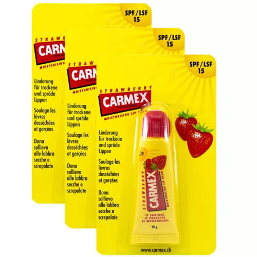 Carmex ajakápoló tubusos epres 10 g - Bio és natúr kozmetikumok