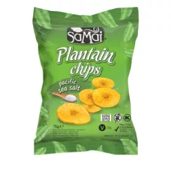 Samai plantain főzőbanán chips tengeri sós 75 g - Bio és natúr élelmiszerek