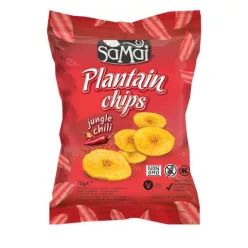 Samai plantain főzőbanán chips csípős chili 75 g - Bio és natúr élelmiszerek