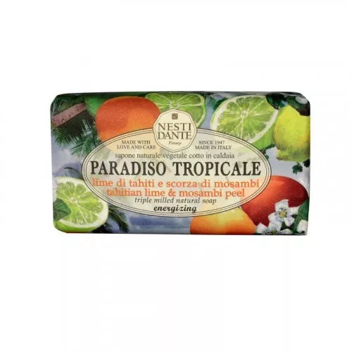 Nesti szappan romantica paradiso lime-mosambi peel 250 g - Bio és natúr kozmetikumok