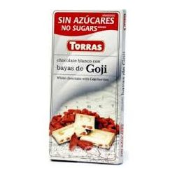   Torras glutén-és cukormentes fehércsokoládé goji bogyó 75 g