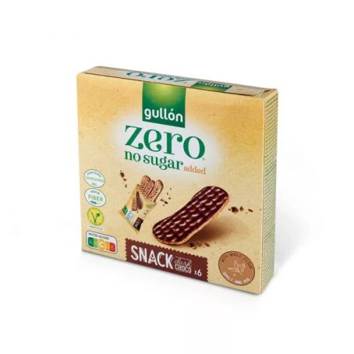 Gullón snack zero étcsokoládés szelet 6x25 g 150 g