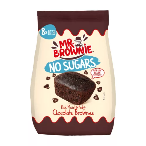 Mr. brownie cukormentes csokoládé darabos brownie 200 g – Édes keksz, nápolyi