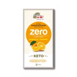 Sole bio zero étcsokoládé 72% keto naranccsal 100 g