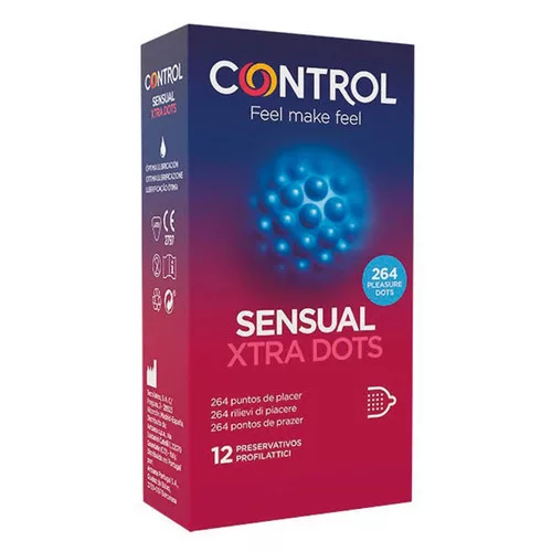 Control - extra pontozott óvszer (12db) – Ízesített óvszer, különleges óvszer