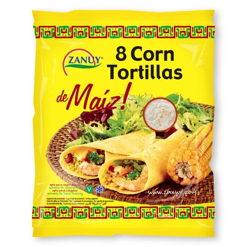 ZANUY KUKORICA ÉS BÚZA TORTILLA 8DB 90N - Bio és natúr élelmiszerek