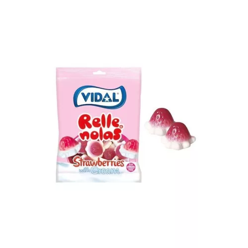 Vidal gumicukor töltött eper 85 g