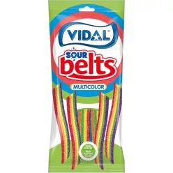 Vidal gumicukor sour rainbow belts 90 g