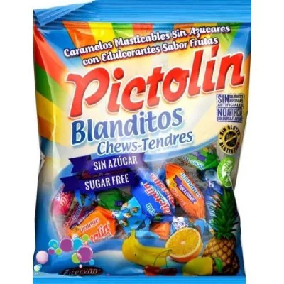 Pictolin puhakaramell blanditos cukormentes gyümölcsös 65 g - Bio és natúr élelmiszerek