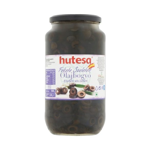 Hutesa fekete szeletelt olajbogyó 935 ml