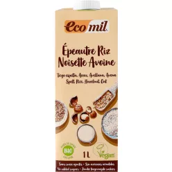 Ecomil bio tönkölybúza, rizs, zab, mogyoró ital 1000 ml - 