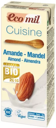 Ecomil bio konyhai főzőalap mandulából 500 ml - Bio és natúr élelmiszerek