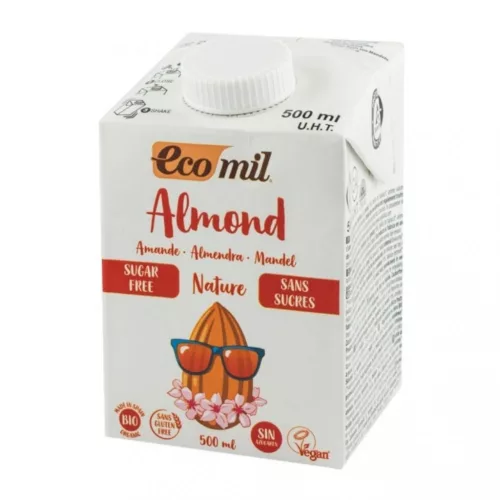 Ecomil bio mandulaital édesítő nélkül 500 ml - Bio és natúr élelmiszerek