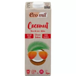 Ecomil bio kókuszital hozzáadott édesítőszer nélkül klasszik 1000 ml - Bio és natúr élelmiszerek