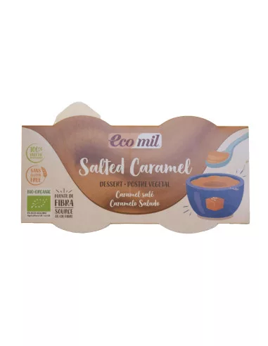 Ecomil bio desszert sós karamell 2x125g 250 g