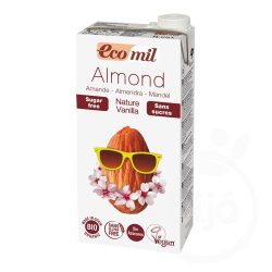 Ecomil bio mandulaital cukormentes vanília 1000 ml