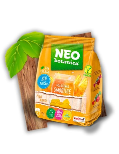 Neo Botanica stevia zselécukorka cukormentes, gluténmentes ananász-mangó ízű 72 g