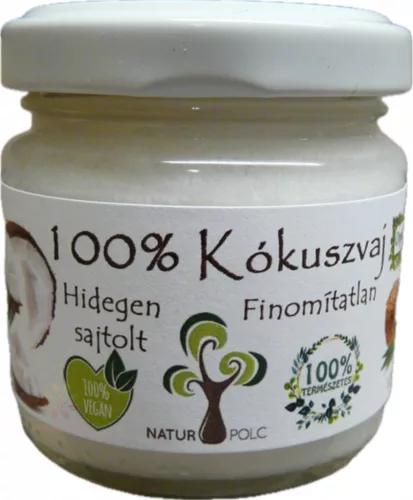 Naturpolc kókuszvaj szűz organikus 100 ml - 