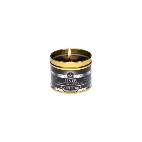 Fever - paraffin gyertya - fekete (120g)