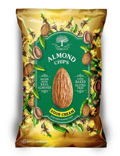 Temole Mandula chips - tejföl és hagyma ízű 40g