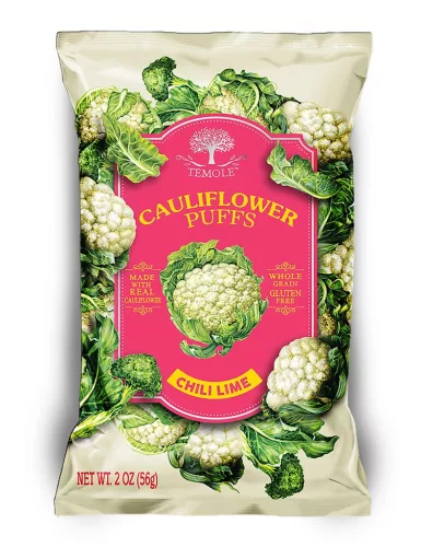 Temole Karfiolos puffancs – chili és lime ízű 56g