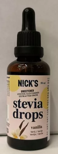 Nicks vaníliás stevia csepp 50 ml - Bio és natúr élelmiszerek