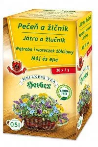 Herbex máj és epe tea 20x3g 60 g - Bio és natúr élelmiszerek