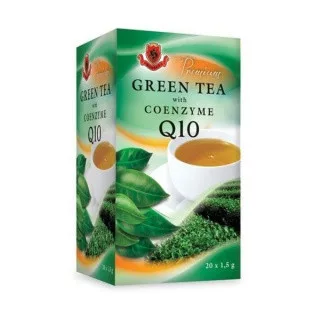 Herbex prémium tea zöldtea q10-zel 20x1,5g 30 g - Bio és natúr élelmiszerek