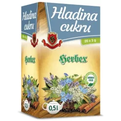 Herbex vércukor szint tea 20x3g 60 g - Bio és natúr étrendkiegészítők