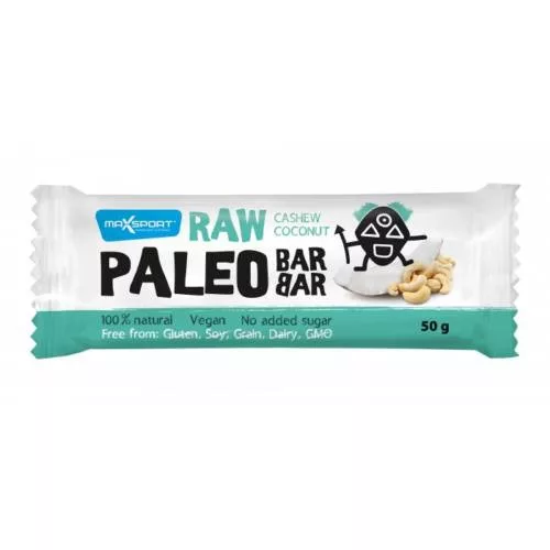 Max Sport paleo szelet kókusz kesudió 50 g - Bio és natúr élelmiszerek