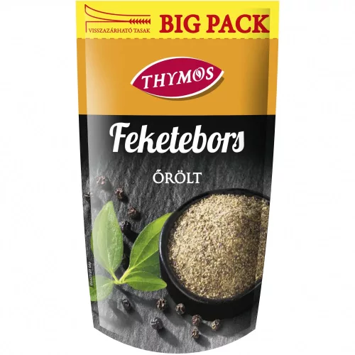 Thymos fekete bors őrölt big pack 80 g - Bio és natúr élelmiszerek
