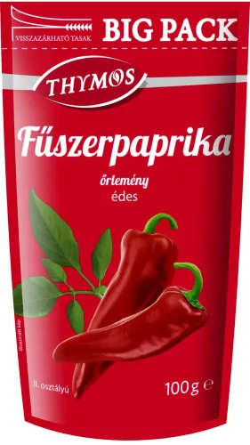 Thymos fűszerpaprika édes I.o. 100 g - Bio és natúr élelmiszerek