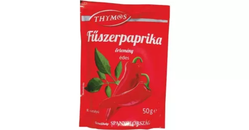 Thymos fűszerpaprika édes I.o. 50 g - Bio és natúr élelmiszerek