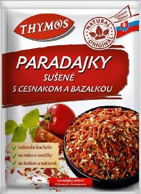 Thymos paradicsom szárított, fokhagymával és bazsalikommal 15 g – Fűszer