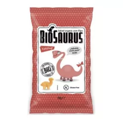 BioSaurus Bio Kukorica Snack - ketchup 50 g  Új termék - Bio és natúr élelmiszerek