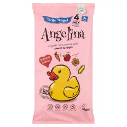 Angelina bio kukoricás snack 4x15 g 60 g - Bio és natúr élelmiszerek