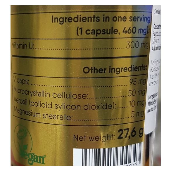 NaturalSwiss Swiss Vitamin U