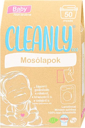 Cleanly eco mosólapok baby lanolinnal 50 db - 