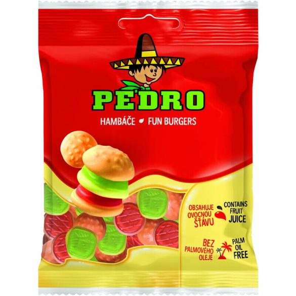 PEDRO GUMICUKOR FUN BURGERS 80G