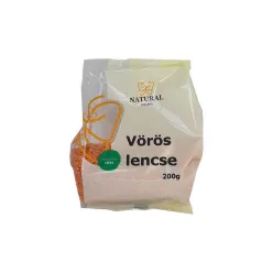 Natural Lencse Vörös 200 g - Bio és natúr élelmiszerek