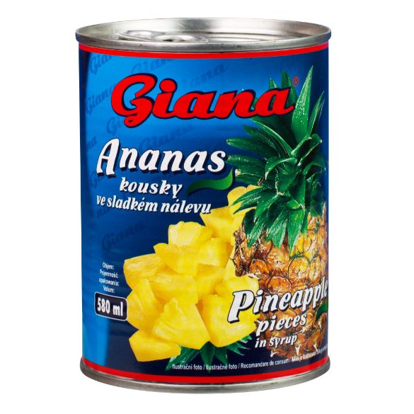 GIANA ANANÁSZ DARABOK 580ML