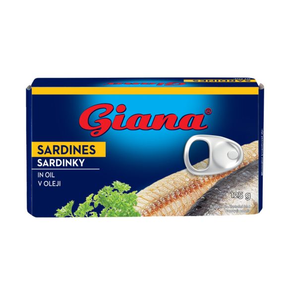 GIANA SZARDÍNIA OLAJBAN 125G