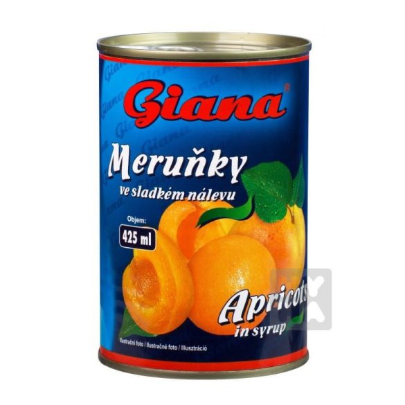 GIANA BEFŐTT SÁRGABARACK 425ML
