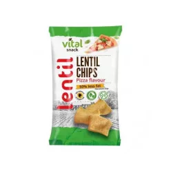 Vital lencse chips pizza 65 g - Bio és natúr élelmiszerek