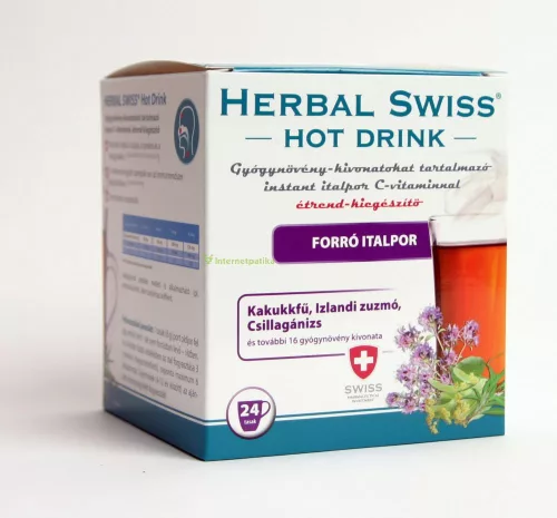 Herbal Swiss hot drink instant italpor 24x - Bio és natúr étrendkiegészítők