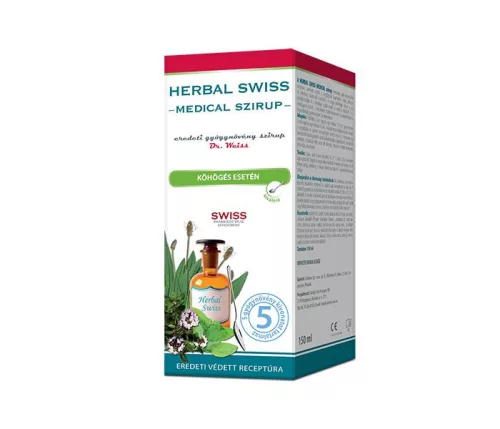 Herbal Swiss medical szirup 150 ml - Bio és natúr étrendkiegészítők