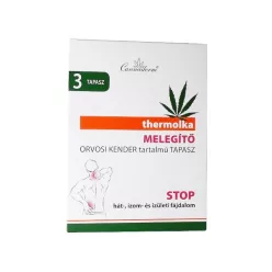 Cannaderm thermolka melegítő tapasz 3 db - Bio és natúr kozmetikumok