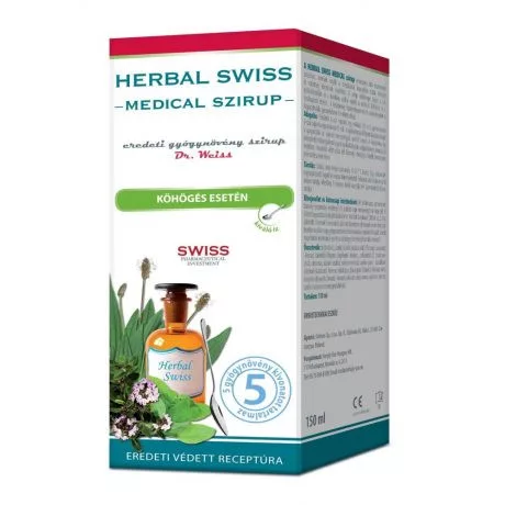 Herbal Swiss kid medical szirup 150 ml - Bio és natúr étrendkiegészítők